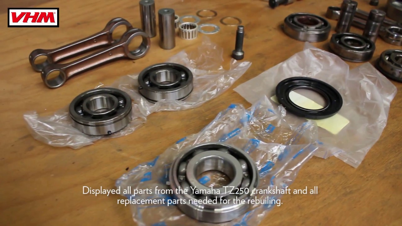 VHM Rebuilding 12 year old Yamaha TZ250 crankshaft with nearly perfect runout