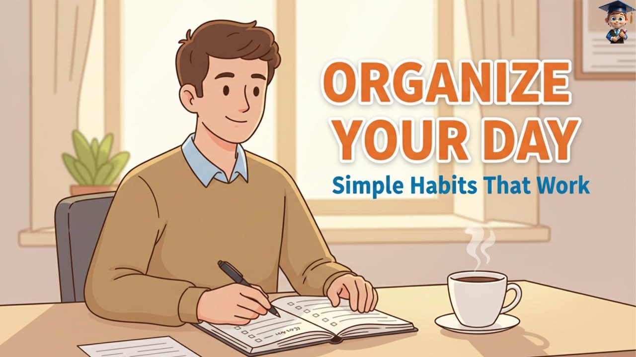 How I Organize My Day | Simple Habits That Work