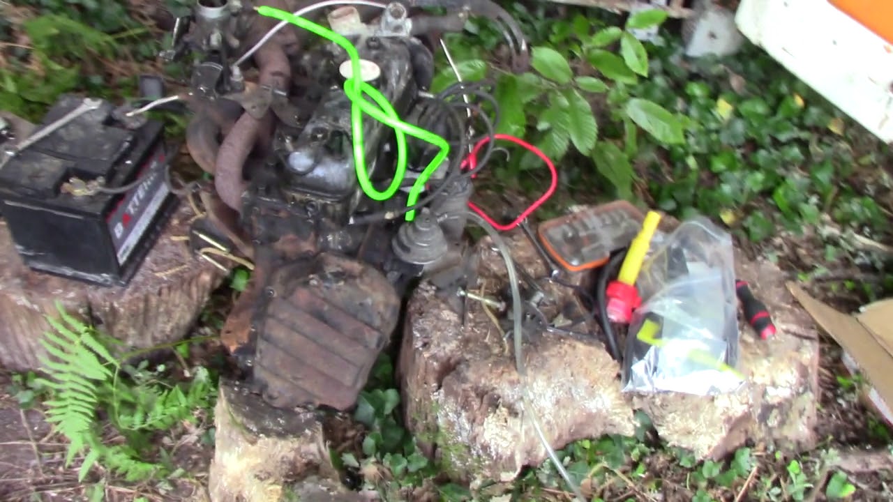 Redémarrage d'un moteur de 4l billancourt + distribution