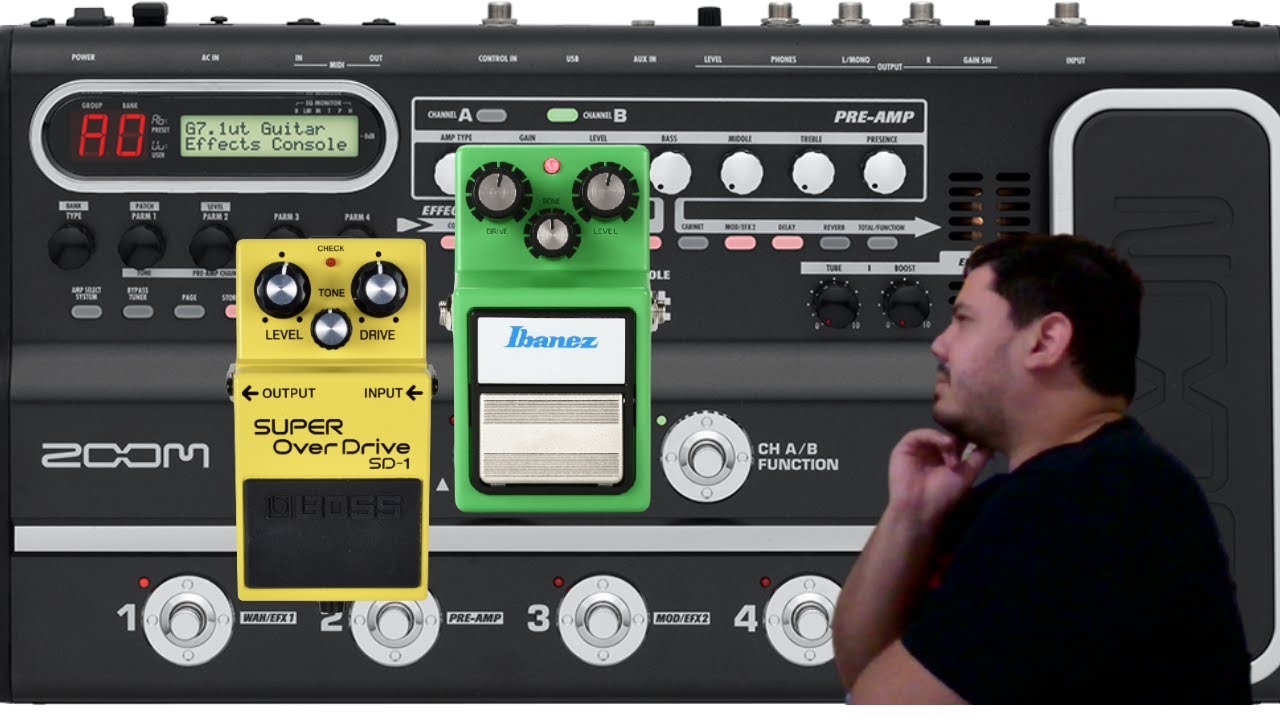 Zoom G7 | Montando um Overdrive 02