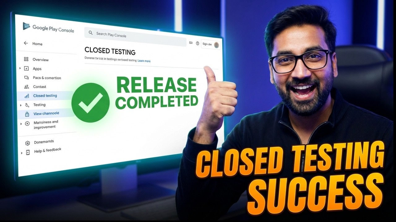 Google Play Store closed testing setup l 2026 update