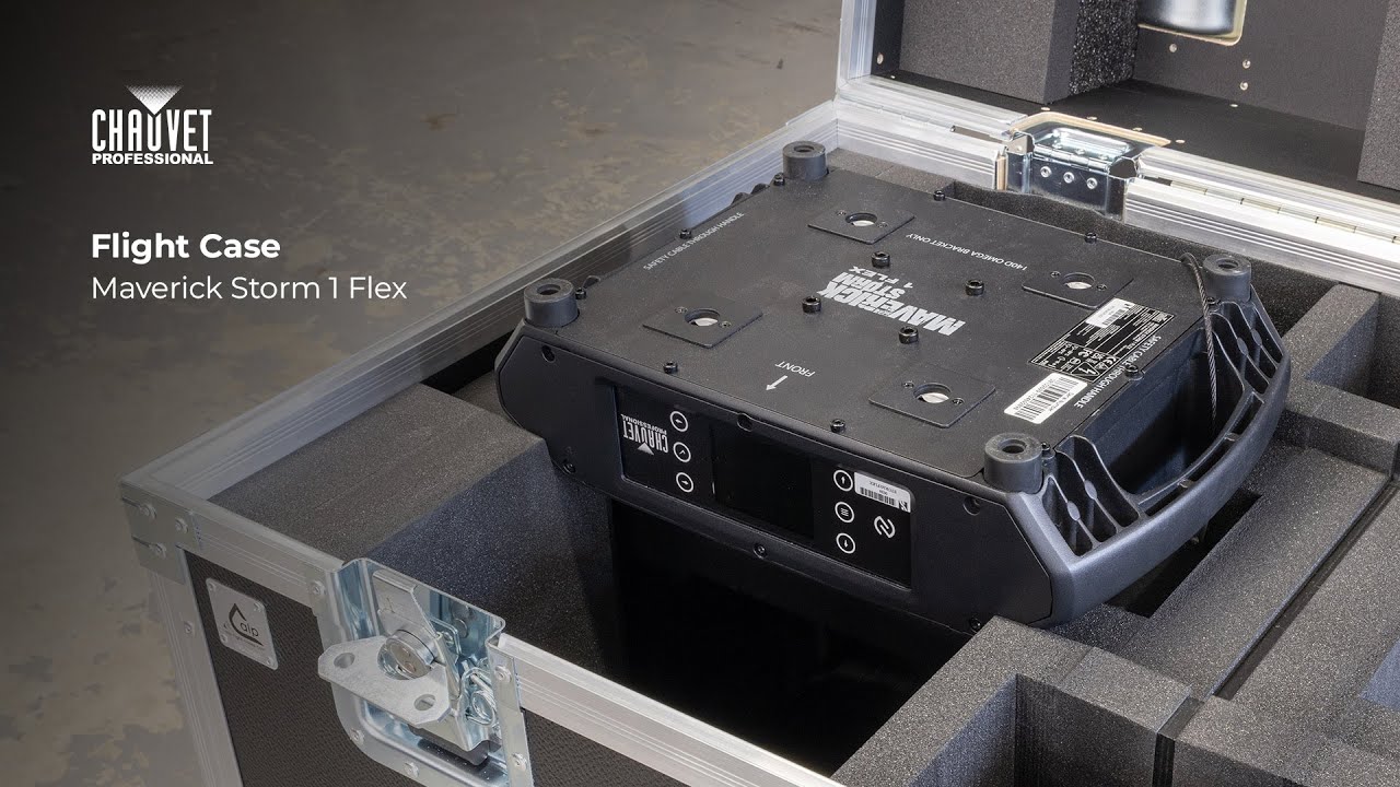 Flight Case - 2x CHAUVET Maverick Storm 1 Flex