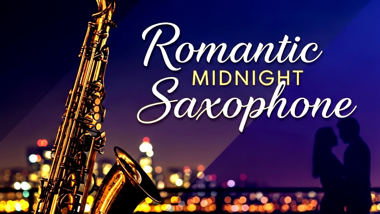 Midnight Love Jazz Ambience — Soft Romantic Saxophone Music