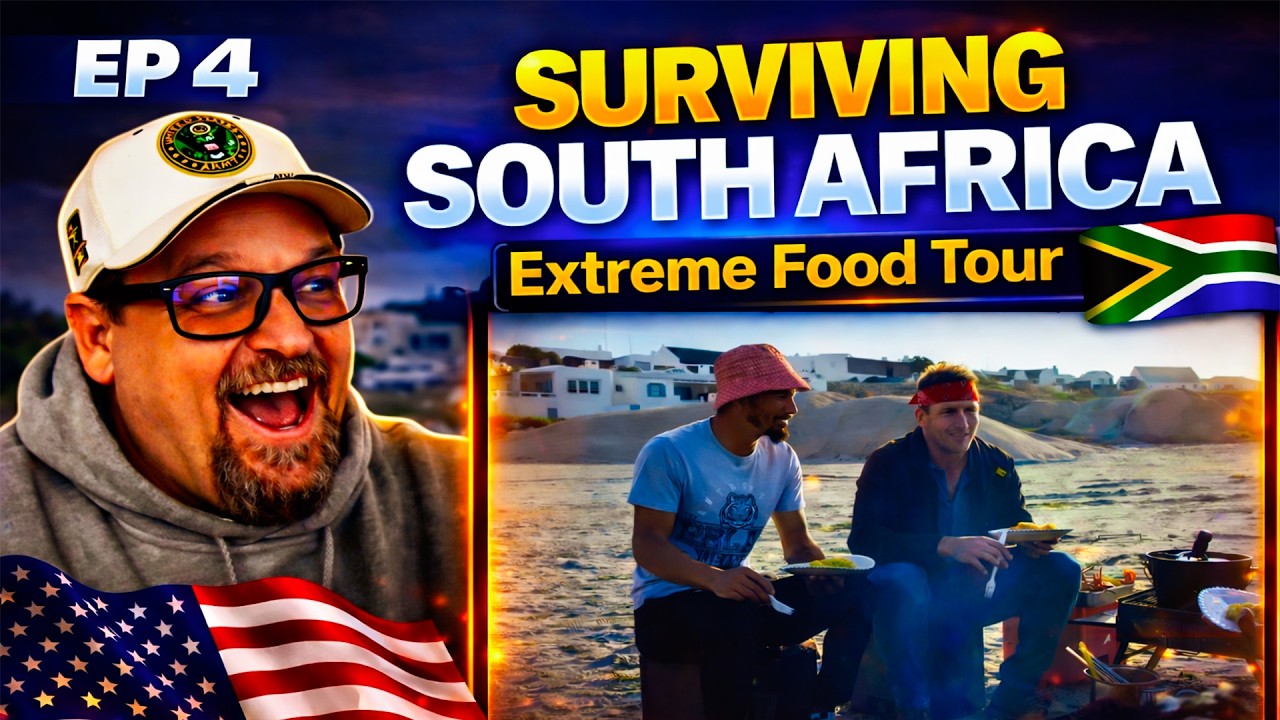 EP 4 | American Reacts to Surviving South Africa Extreme Food Tour