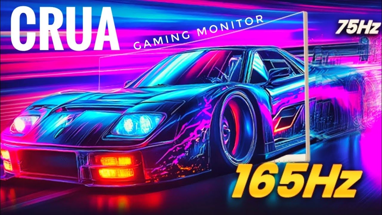 CRUA 34'' Curved Best Gaming 165Hz 21:9 1500R CR340HDM Full Review 