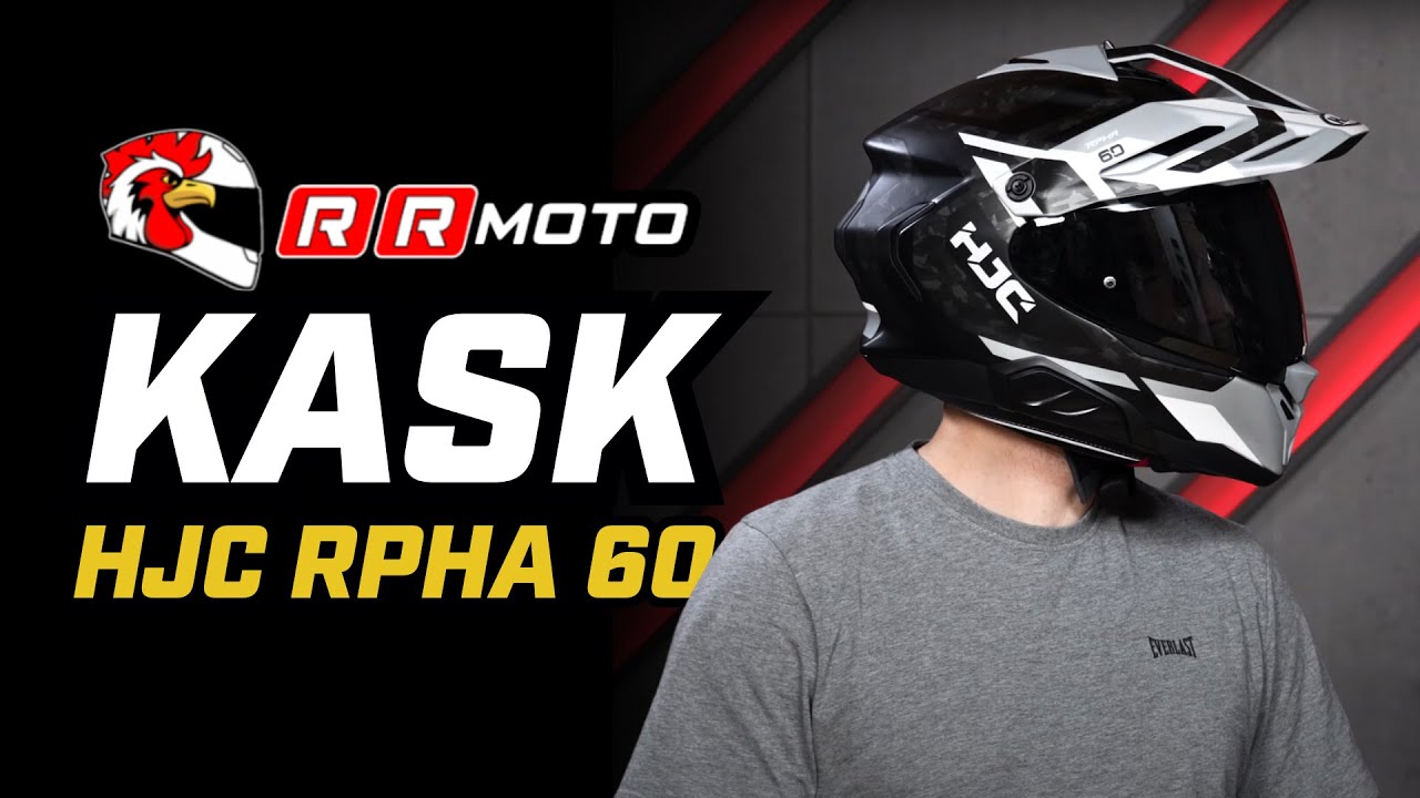 HJC RPHA 60 - Kask Adventure z mocną skorupą i odczepianym daszkiem