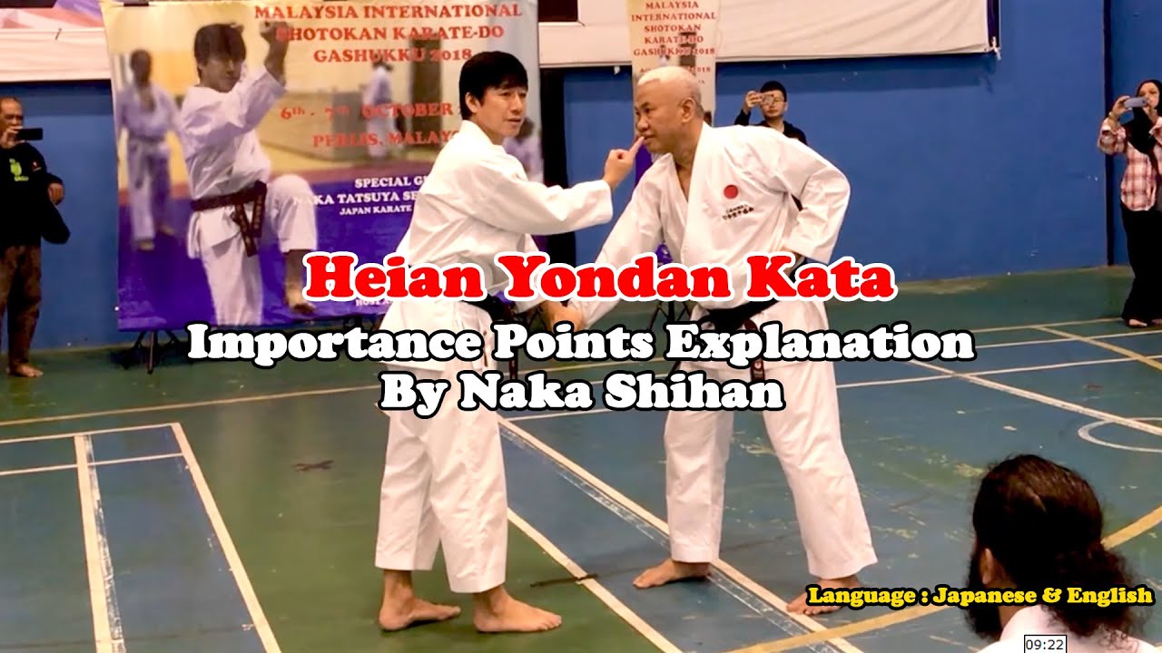 Heian Yondan Kata - Importance Points Explanation by Naka Shihan