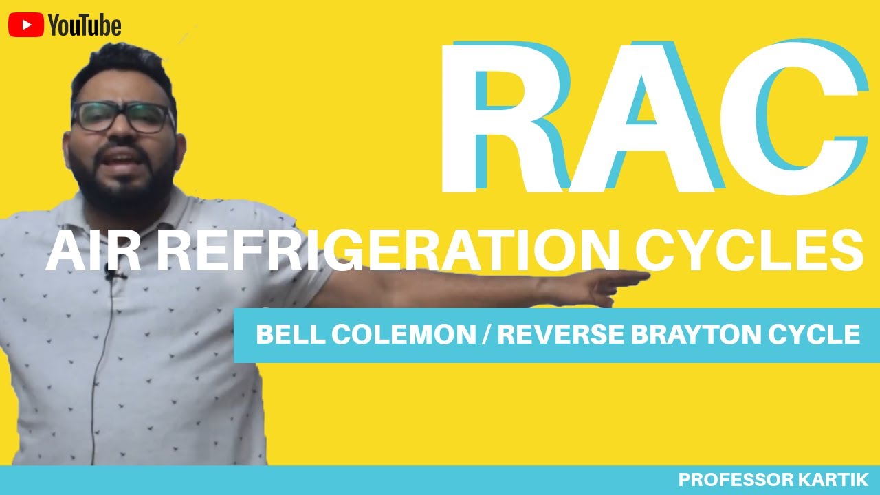 AIR REFRIGERATION THEORY BELL COLEMAN CYCLE OR REVERSE BRAYTON CYCLE