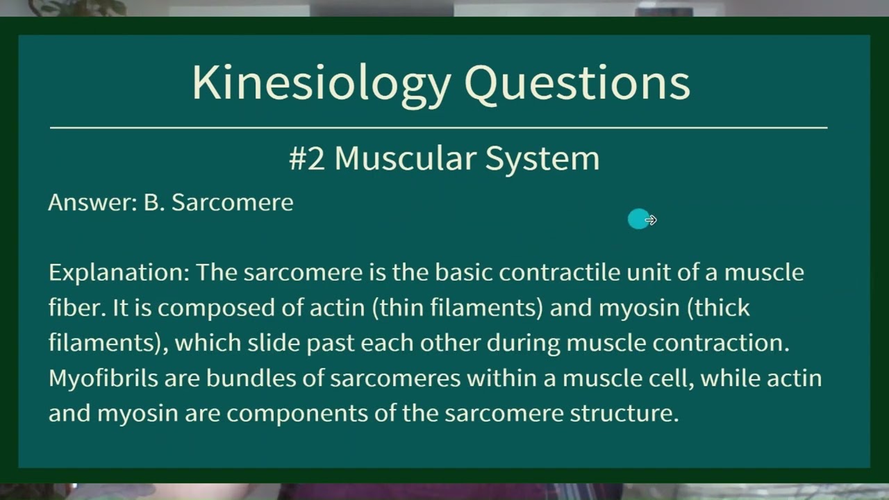 MBLEx Kinesiology Questions and Answers