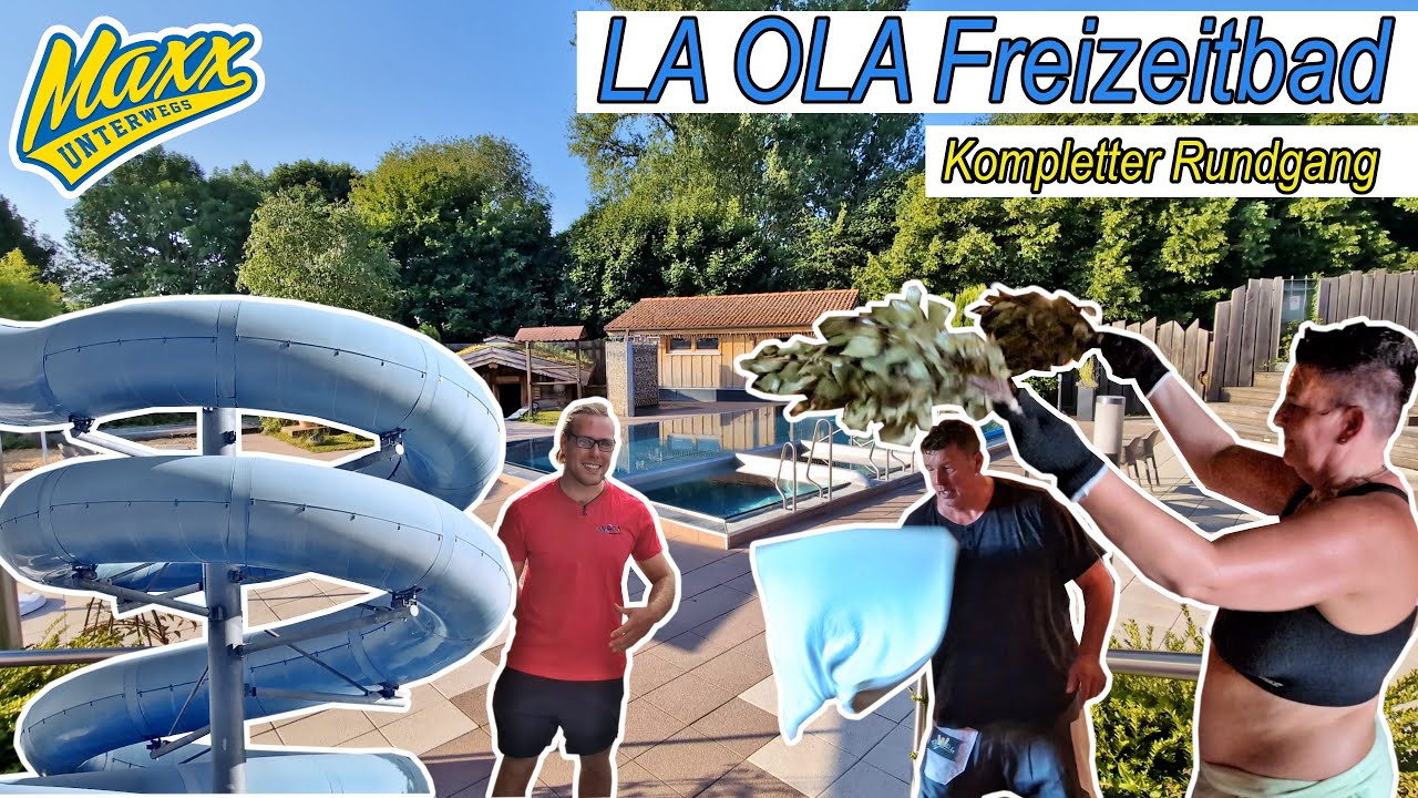 La Ola Freizeitbad und Saunalandschaft | Landau | Kompletter Rundgang | Rutschen Onride | 2025