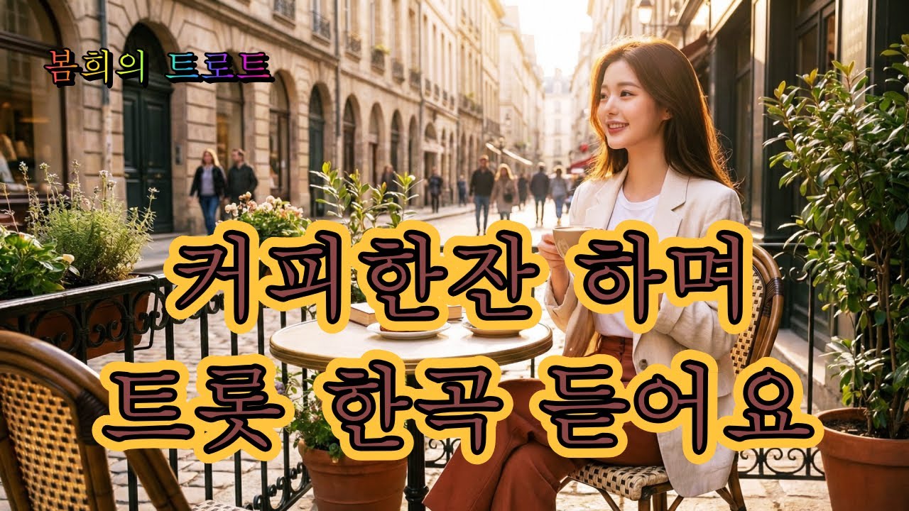 커피한잔☕️ 하시며 트롯 메들리 한곡 듣고 가셔요 봄희의 트로트 메들리❤️