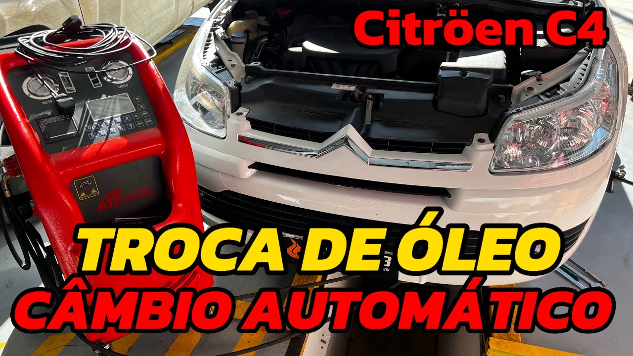 TROCA DE ÓLEO DO CÂMBIO AUTOMÁTICO DO CITROEN C4