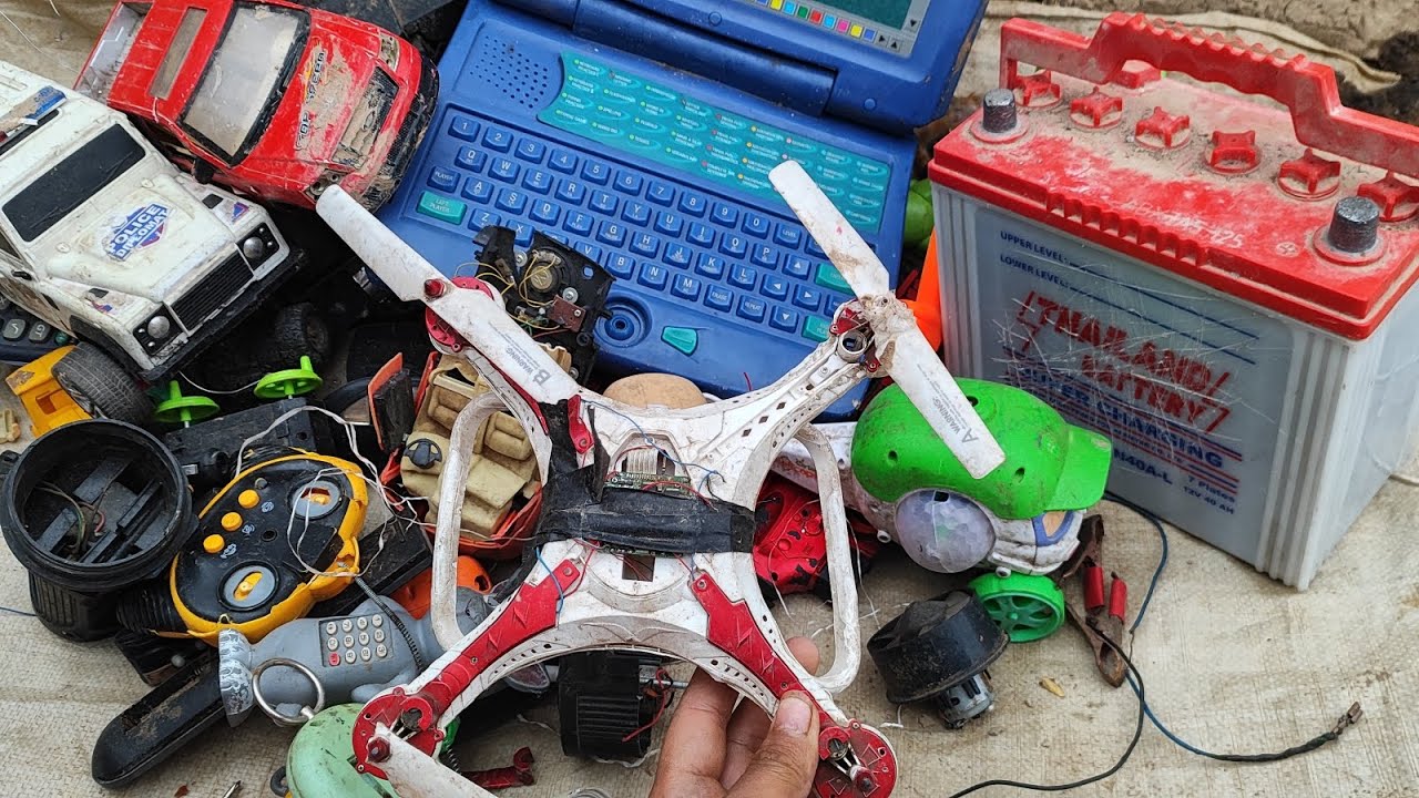 Testing an old, broken drone that works