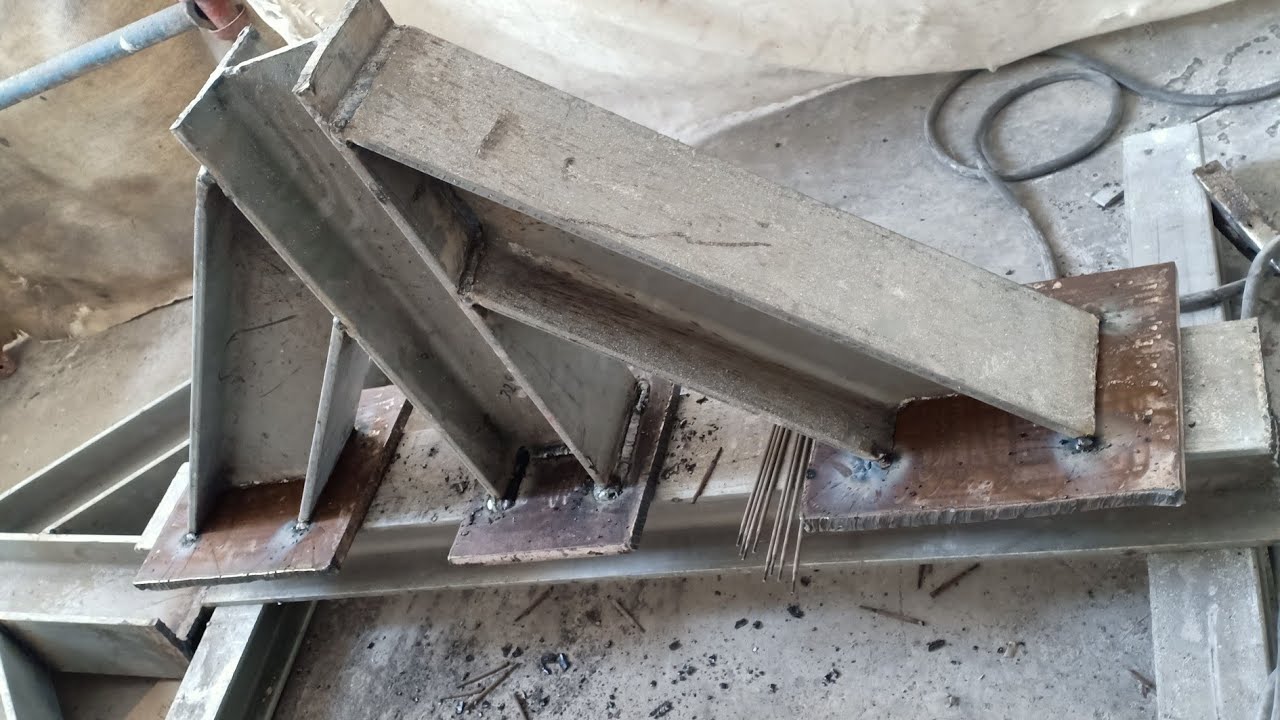I beam steel fabricate | smaw welding