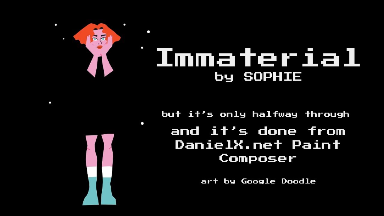 immaterial by sophie but it's 8 bit