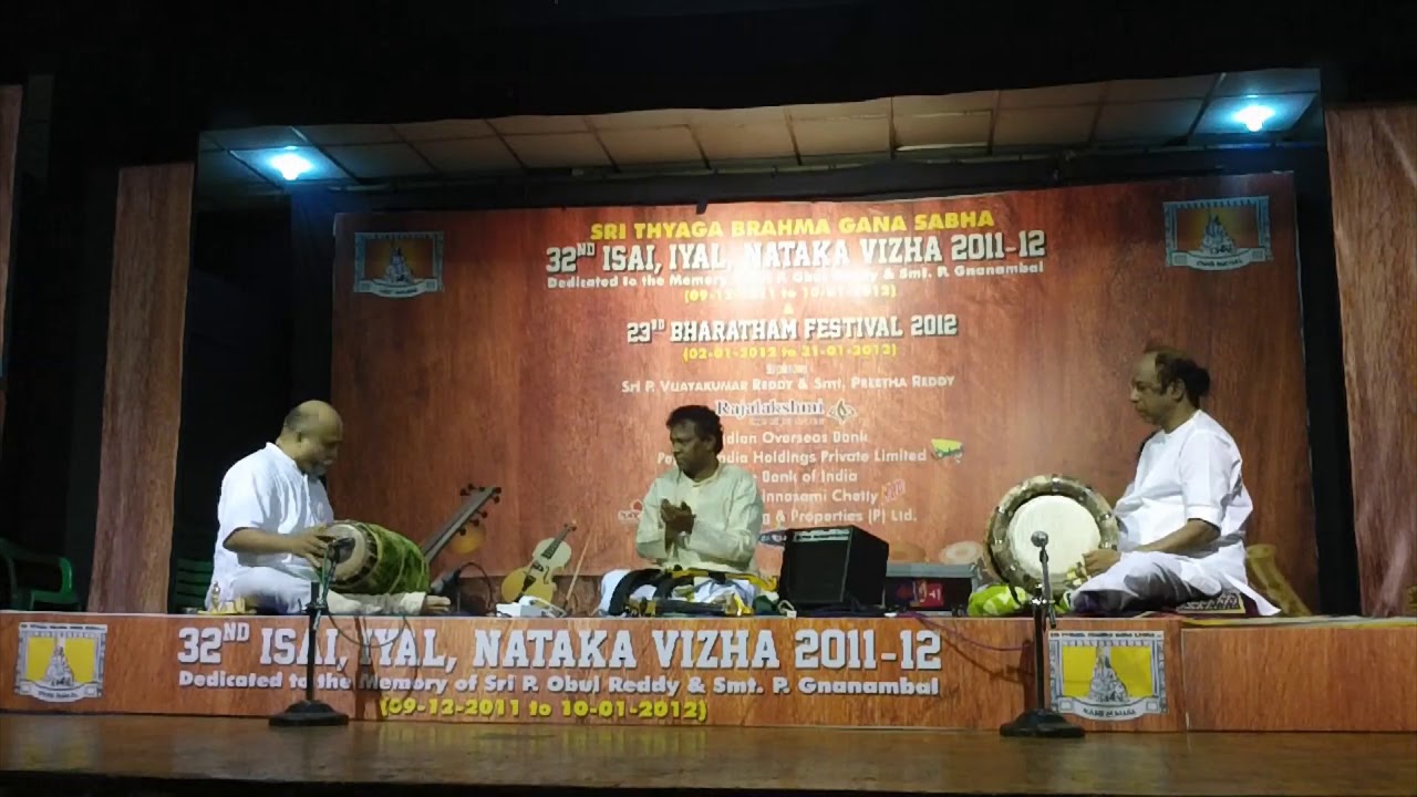 MRIDANGAM & TAVIL T R Sundaresan #mridangam & Vidwan T R Govindarajan #Tavil #doubleviolin