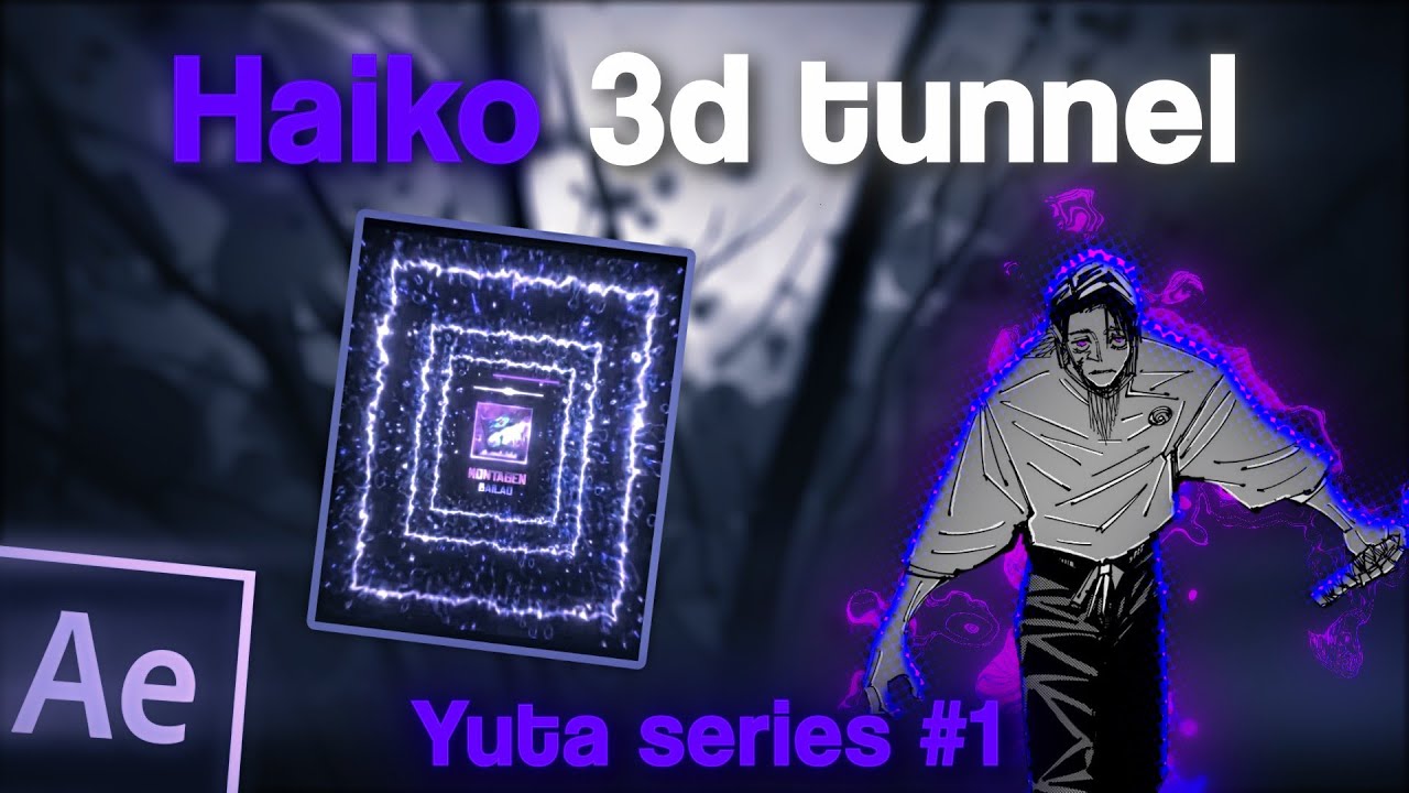 TUNNEL LIKE HAIKO I After Effects tutorial