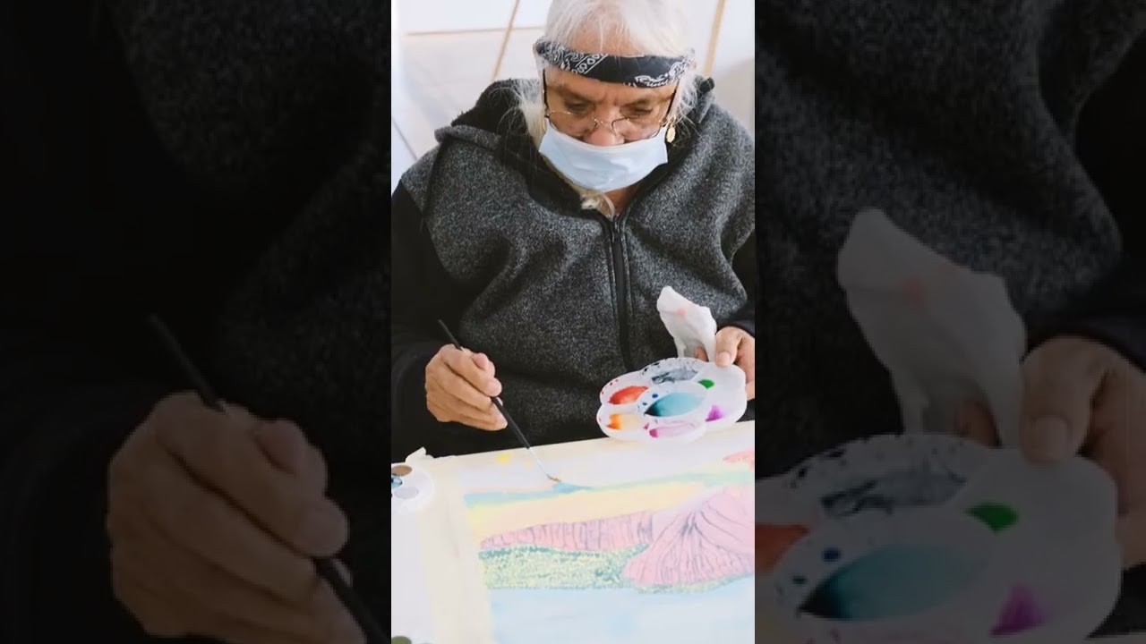 Meet artists from Iltja Ntjarra (Many Hands) Art Centre #indigenousart #indigenous #australia