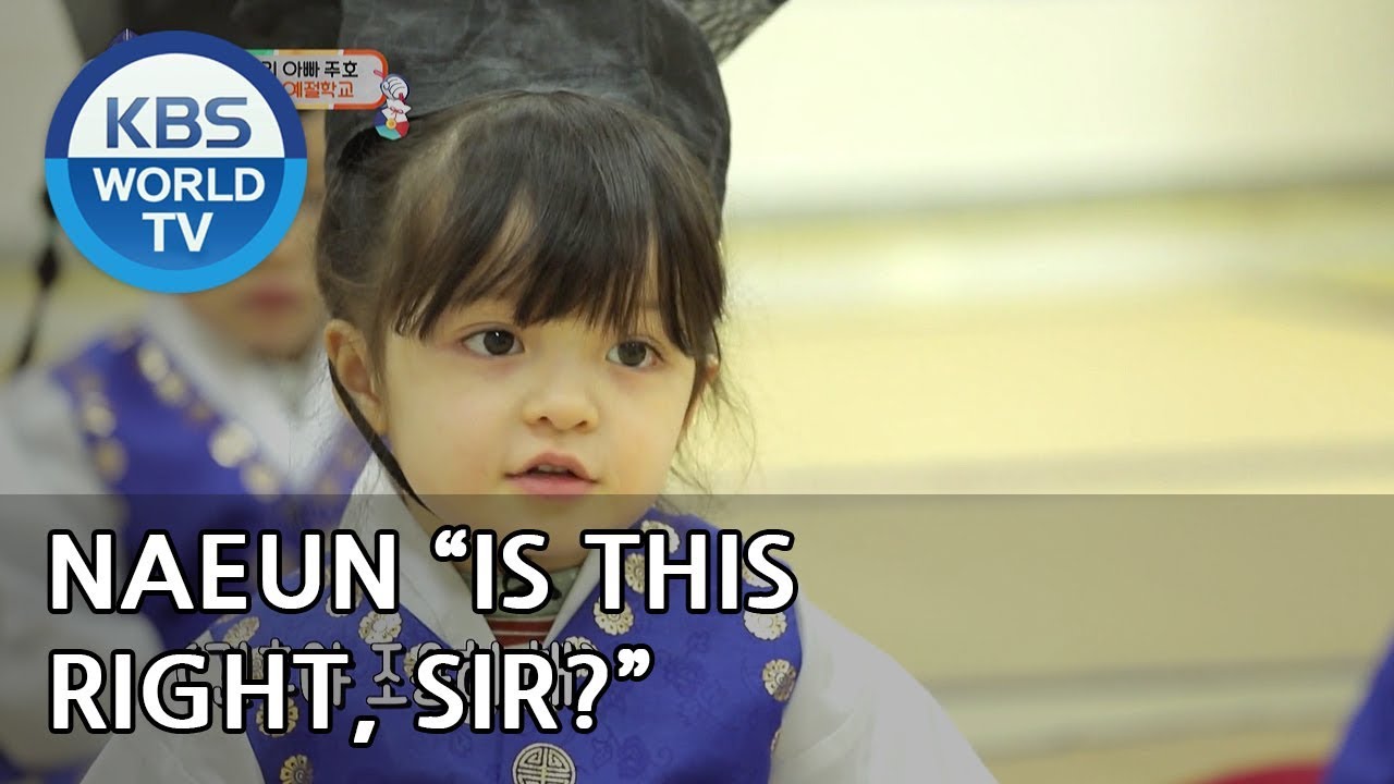 Aww. Naeun and Gunhoo look so cute in traditional clothes! [The Return of Superman/2019.02.10]