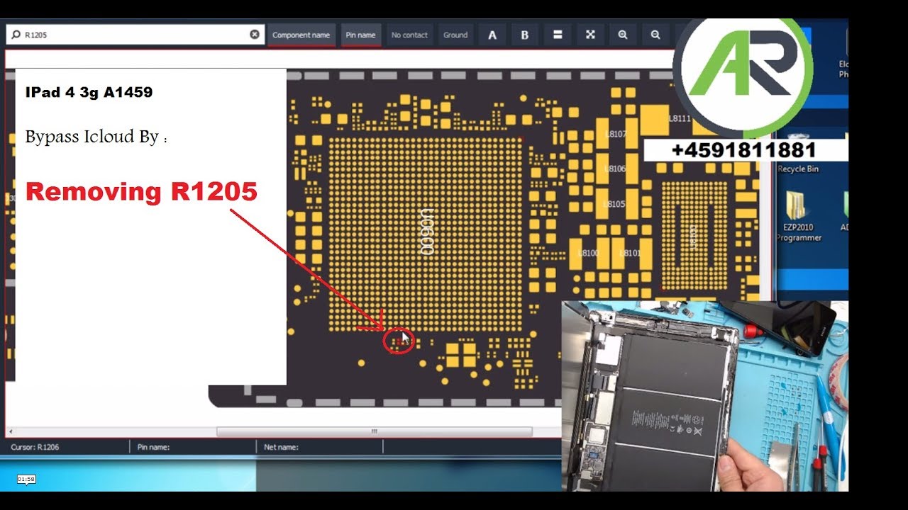 Ipad 4 3G A1459 ICloud Bypass