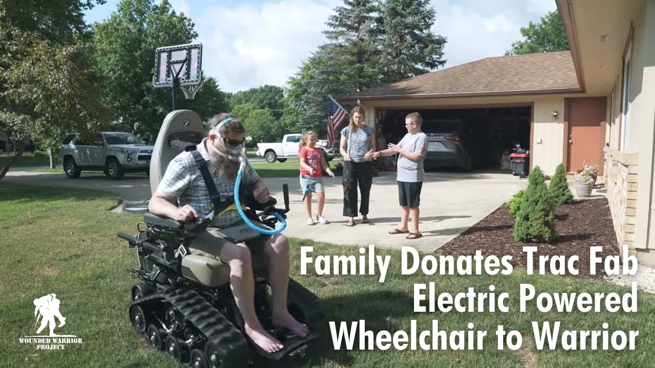 Family Donates Trac Fab Electric Powered Wheelchair to Warrior | Wounded Warrior Project