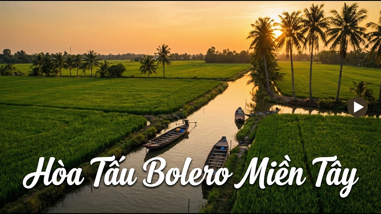 Bolero Miền Tây Hòa Tấu | Mưa rơi dầm dề ướt cánh đồng hoang vắng