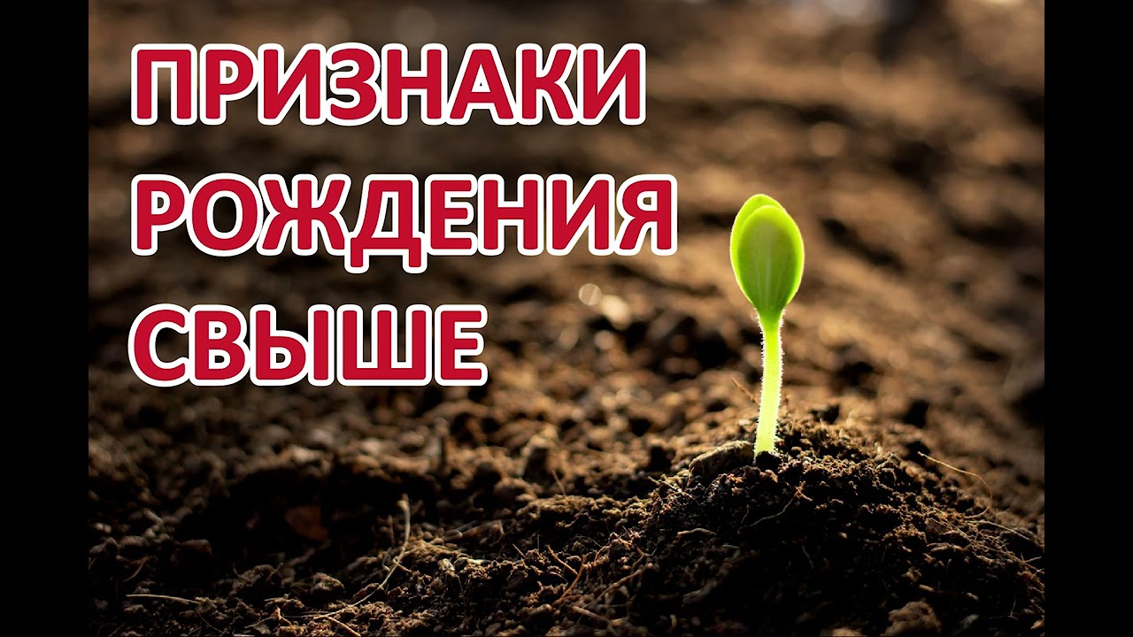 Признаки рождения свыше