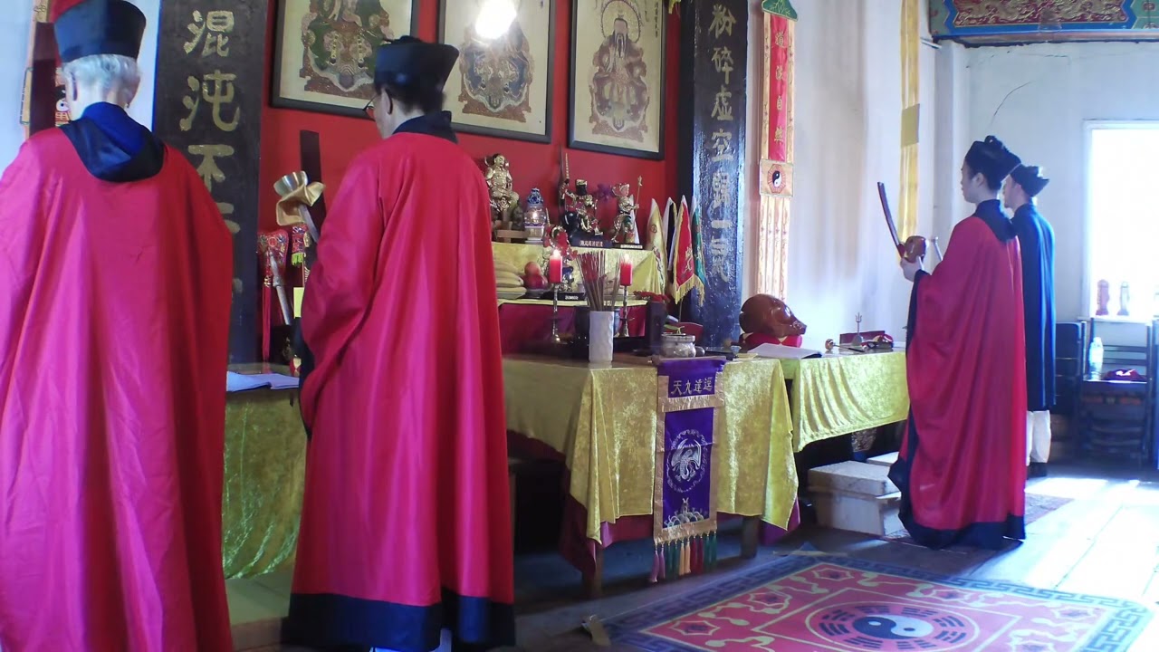Worship Jade Emperor Ceremony at Yu Zhen Guan Dao-Temple