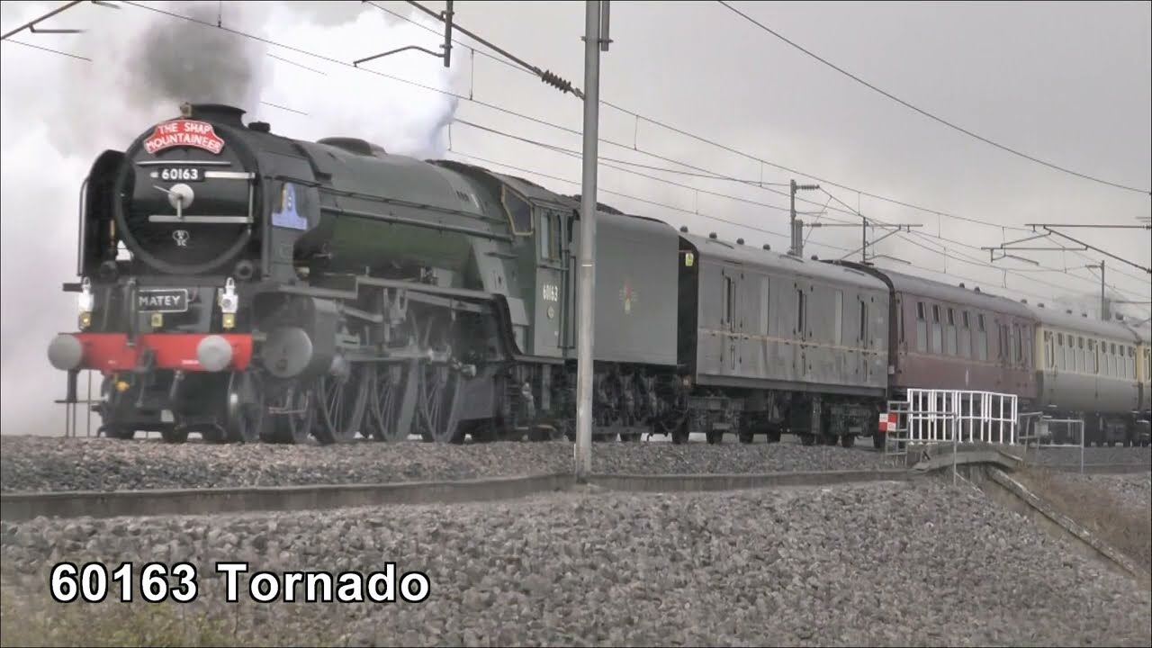 Tornado 60163 and Tangmere today in very windy conditions 28th March 2026