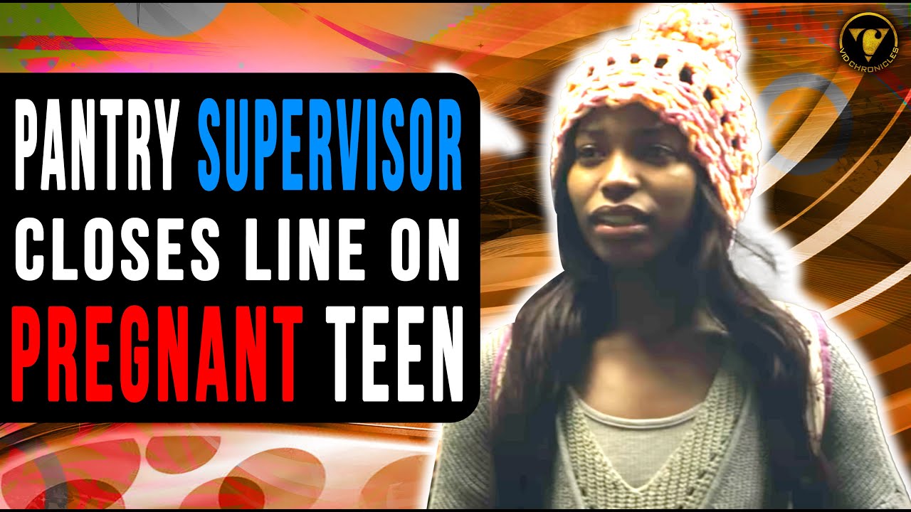 Pantry Supervisor Closes Line On Pregnant Teen, He Immediately Regrets It.