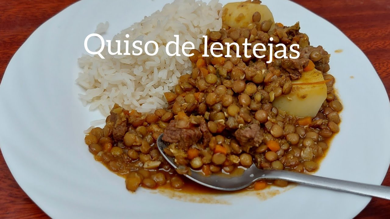 quiso de lentejas/ ají de lentejas   fasil de preparar 👌🍛