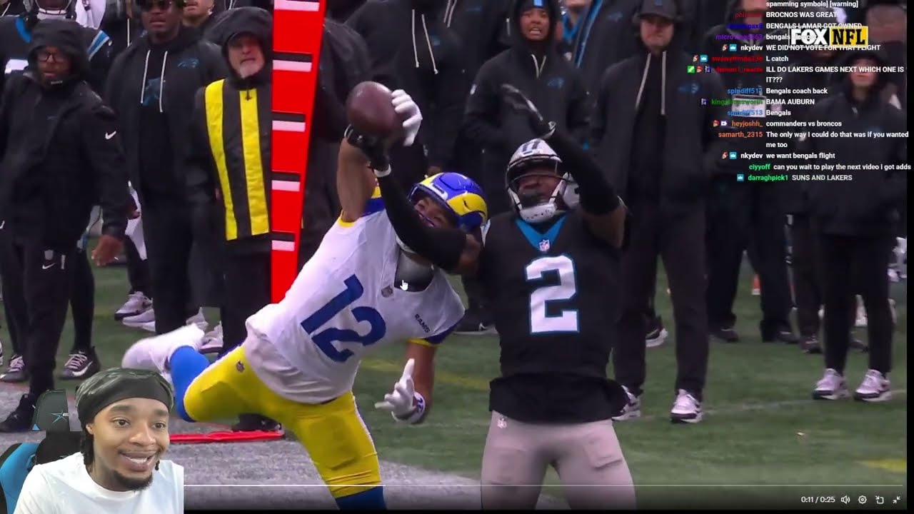 FlightReacts To Los Angeles Rams vs Carolina Panthers Game Highlights | 2025 NFL Season Week 13!