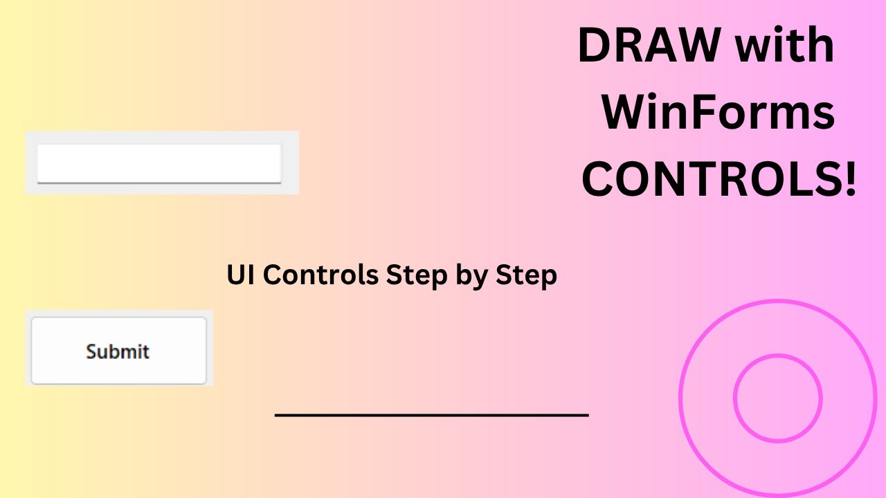 C# WinForms Tutorial: Drawing Graphics with Labels, Buttons, Panels & More