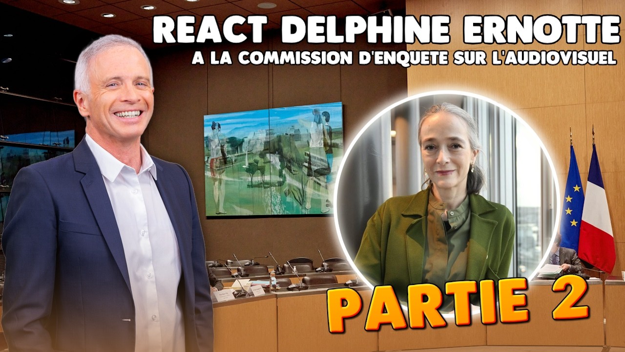 Partie 2 du REACT à DELPHINE ERNOTTE devant la Commission d'enquête - 16/02/2026 - Samuel Etienne