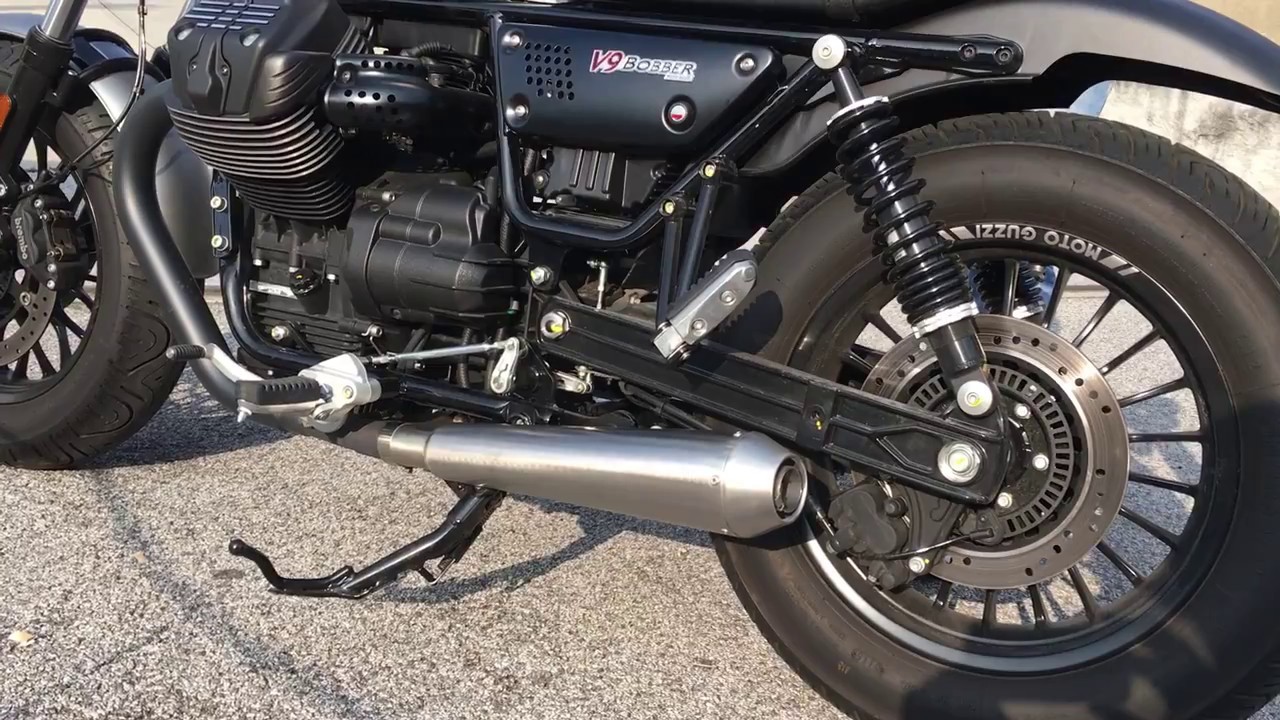 Moto Guzzi V9 - Short slip-on - Mistral