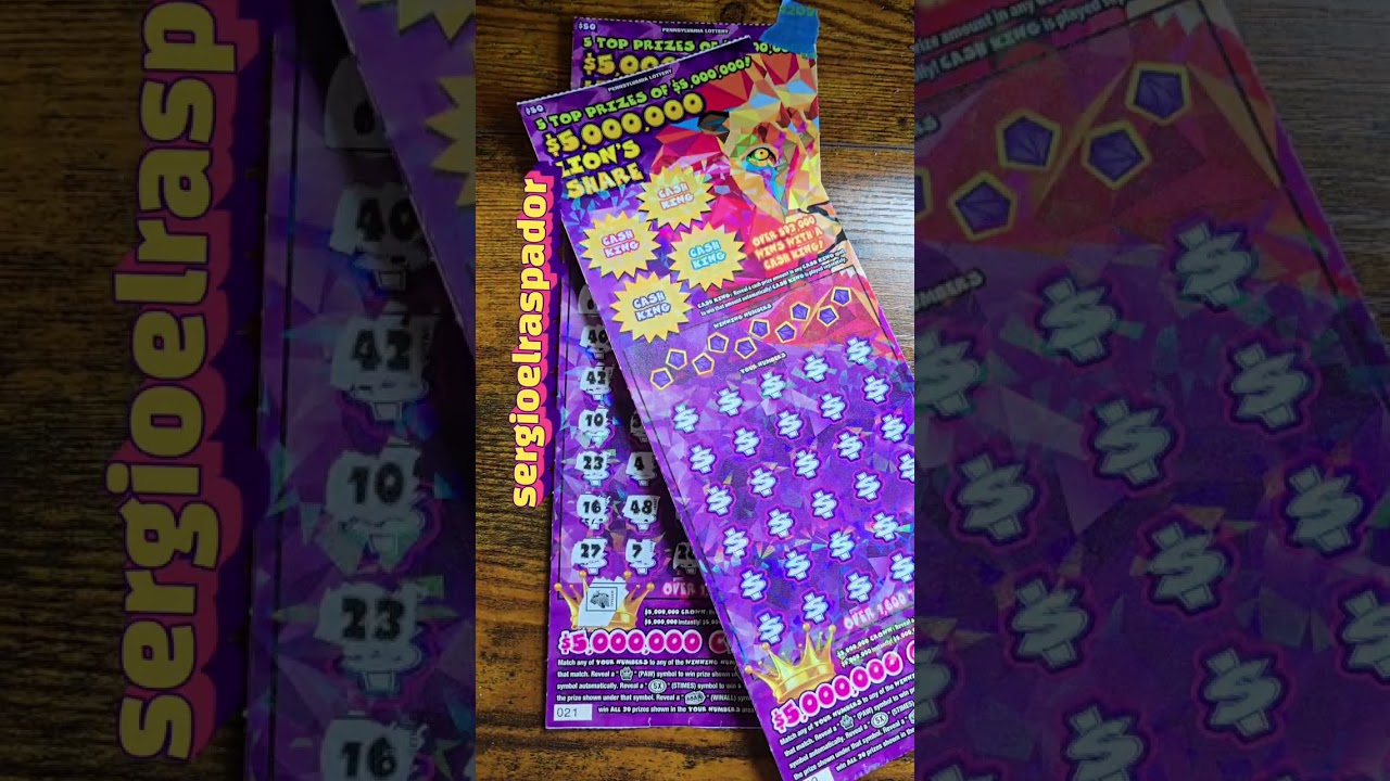 Puro ticket de 50 dolares de Pennsylvania 