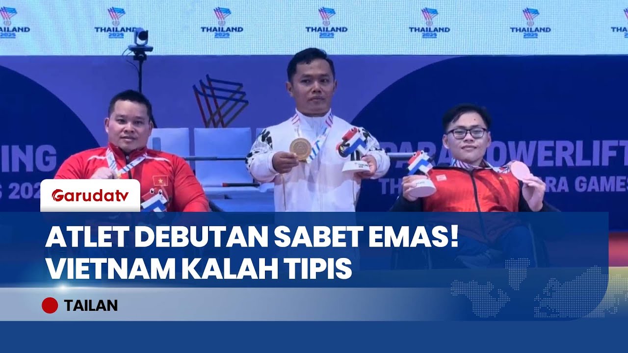 DEBUTAN GILA! Hilman Sabet Emas Para Powerlifting ASEAN Para Games 2025, Vietnam Dibuat Tak Berdaya!