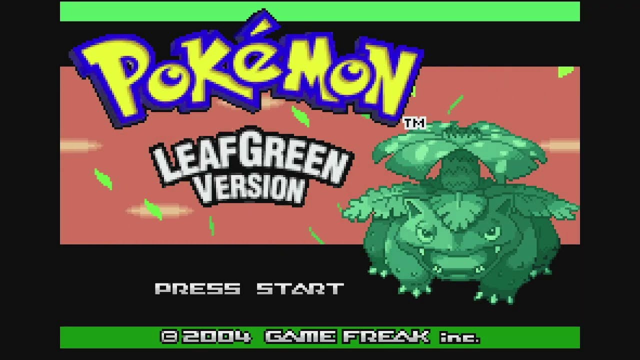 Pokemon Leaf Green (1) Our adventure begins