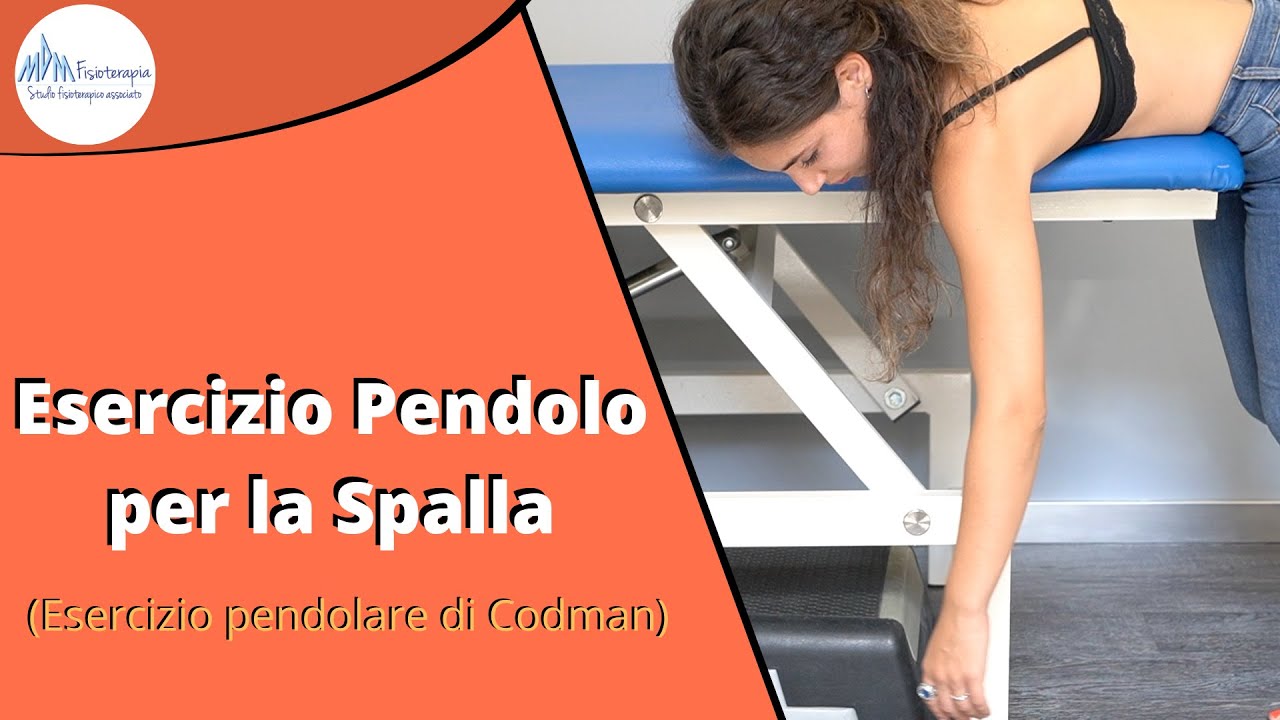 Esercizio Pendolo per la spalla (Esercizi pendolari di Codman)