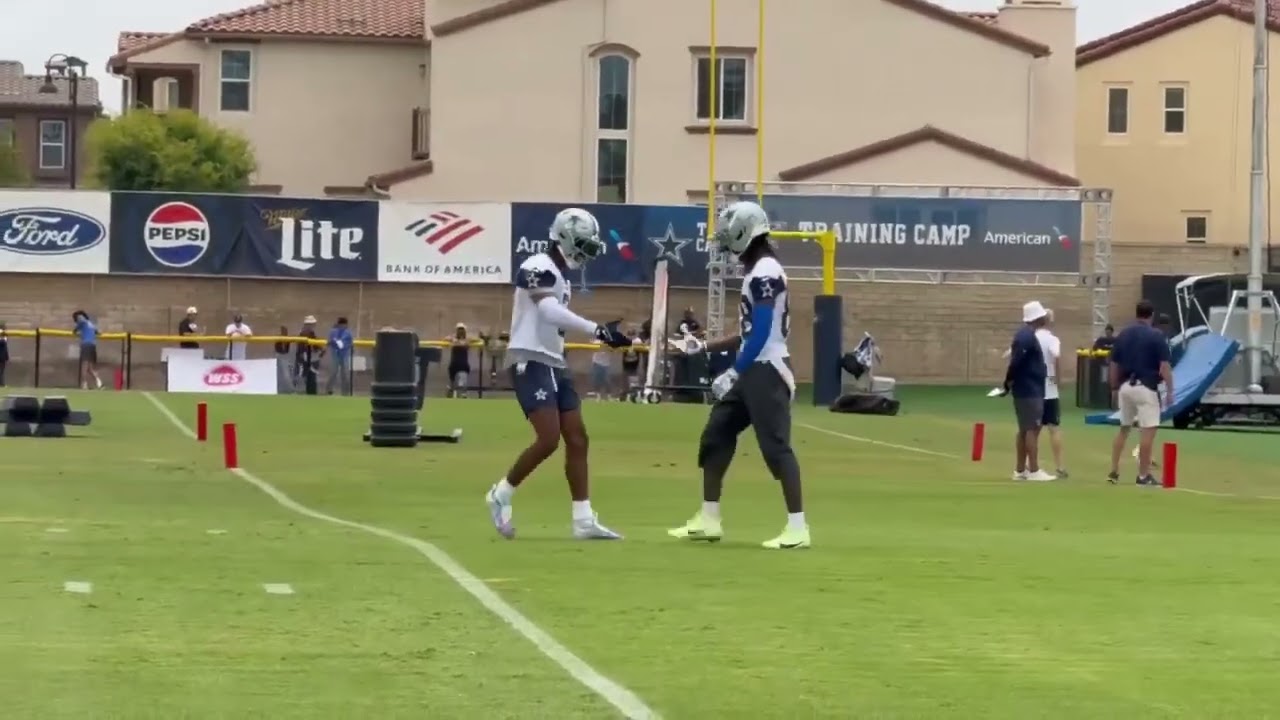 CeeDee Lamb and George Pickens handshake clip