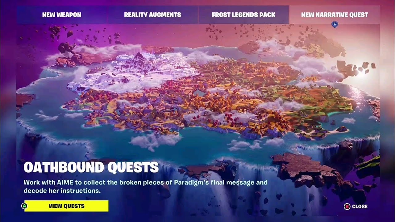 Fortnite: Oathbound Questline part 1