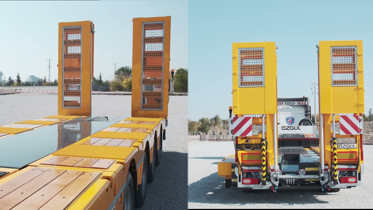 MULTIFUNCTIONAL 4 AXLE LOWBED SEMI TRAILER (FRANCE VERSION)