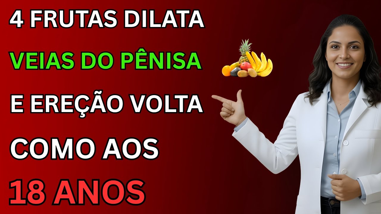 Alerta Médico: 4 FRUTAS Liberam Circulação Íntima em Homens Acima de 60
