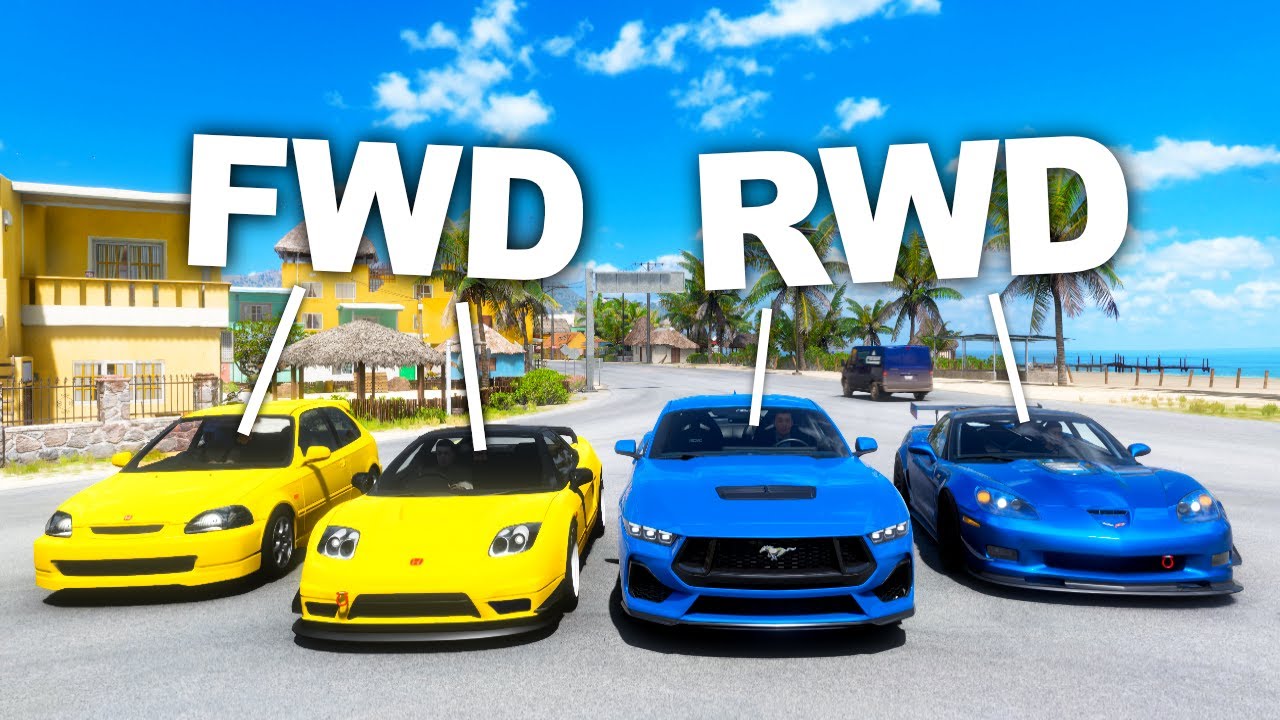 FWD vs RWD - Forza Horizon 5