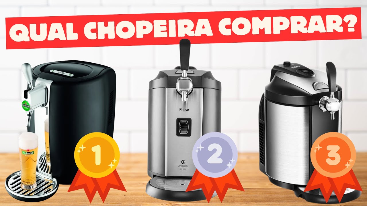Chopp de Bar na Sua Casa: As 3 Melhores Chopeiras de 2025!