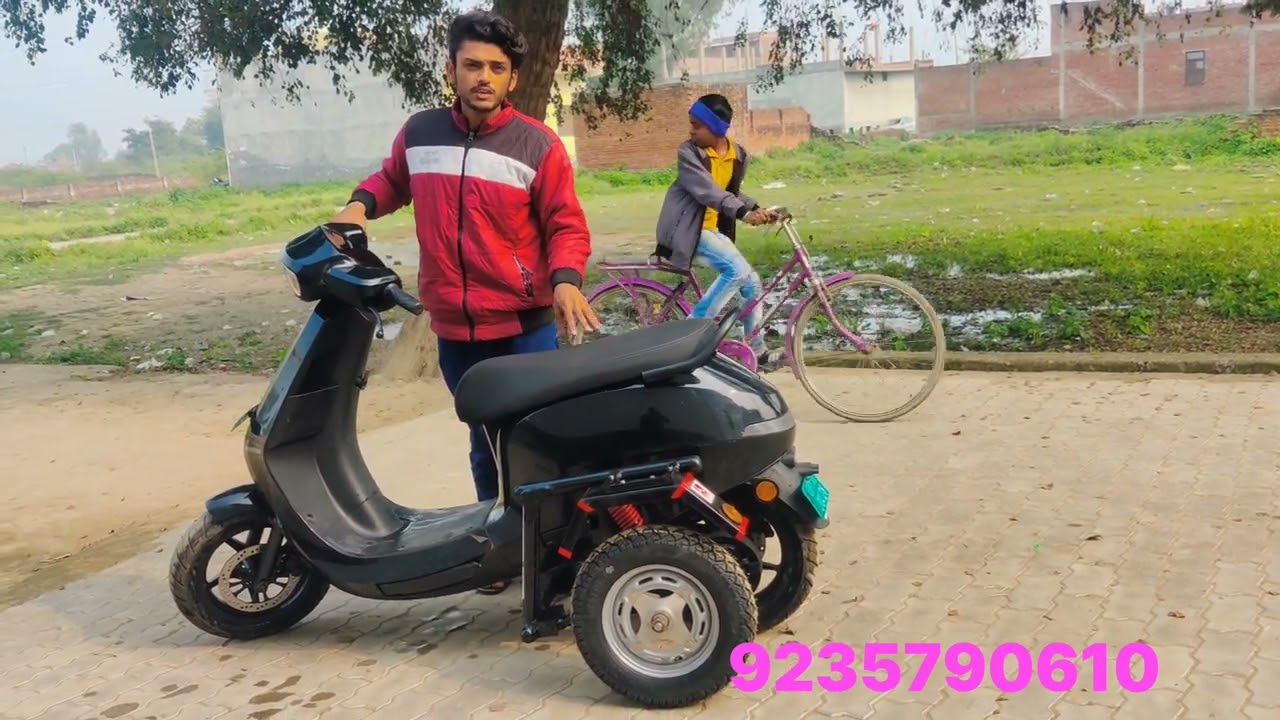 Ola side wheel attachment kit / Electric scooter side wheel attachment 
