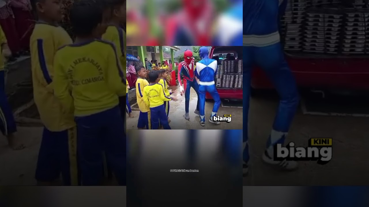MBG Datang Pakai Kostum Superhero | 