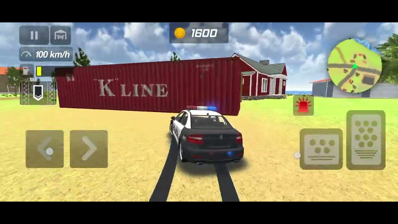 gameplay😄Police car 🚨 Chase Simulator Realistic Cop Car Game 2026 - gameplay Android GamePlay#shorts