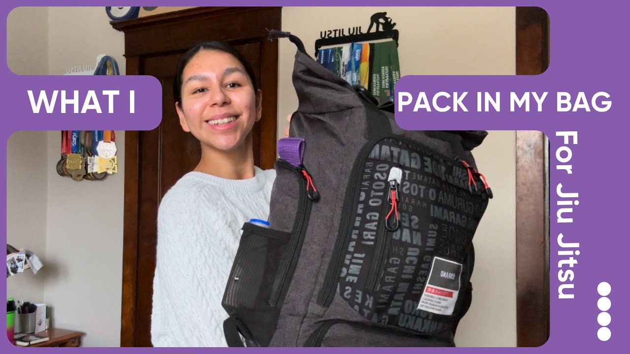 What I pack in my Jiu Jitsu bag!
