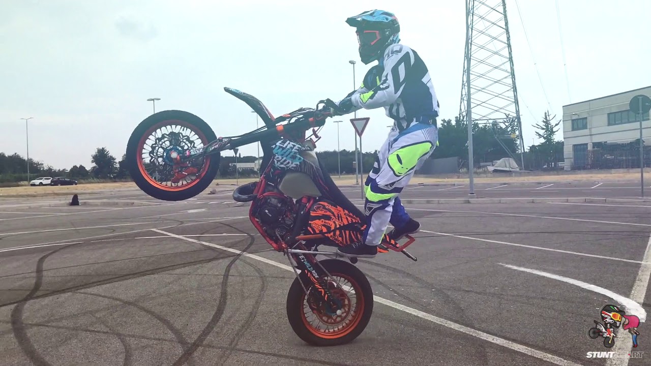 STUNTHEART | KTM stunt supermoto training #2 | HD